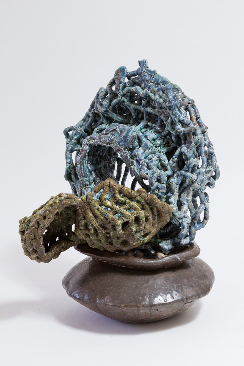 Dipped pipe cleaner sculpture