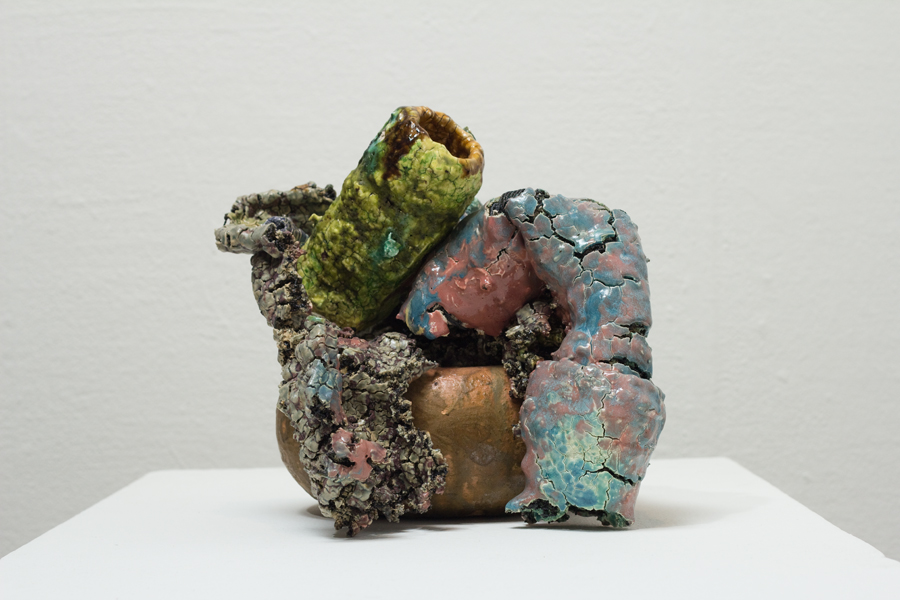 Dipped pipe cleaner sculpture