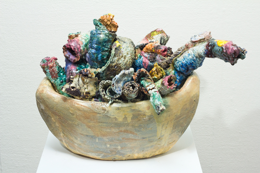Dipped pipe cleaner sculpture